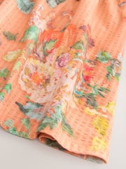 Autumnal Orange Long Sleeve Collared Dress (3mths-7yrs) - Image 7 of 7
