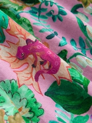 Pink Floral Dress & Gilet 3 Piece Set (3mths-7yrs) - Image 10 of 11