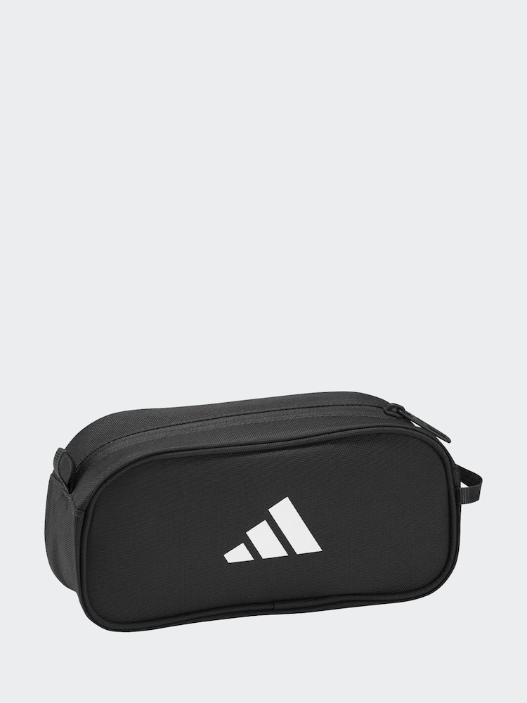 adidas Black 3 Bar Pencil Case - Image 1 of 1