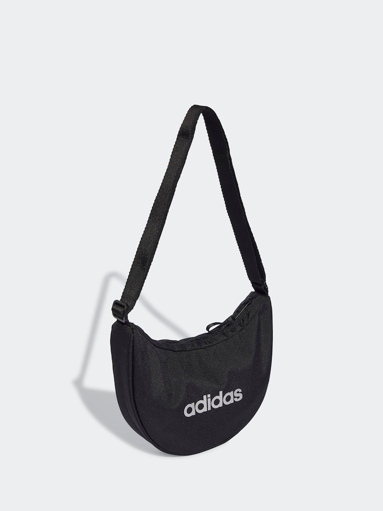 adidas Black Linear Essentials Shoulder Bag - Image 3 of 6