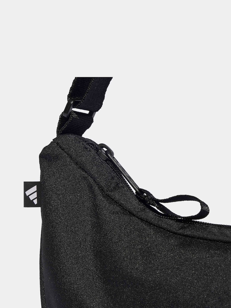adidas Black Linear Essentials Shoulder Bag - Image 5 of 6
