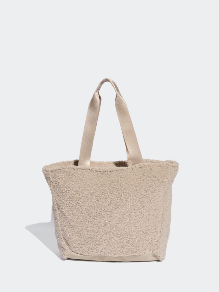 adidas Grey Winter Borg Tote Bag - Image 2 of 6