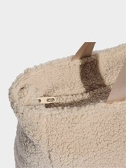 adidas Grey Winter Borg Tote Bag - Image 5 of 6
