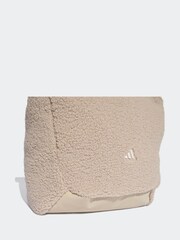 adidas Grey Winter Borg Tote Bag - Image 6 of 6