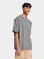 adidas Black All SZN Washed 100% Cotton T-Shirt - Image 3 of 6