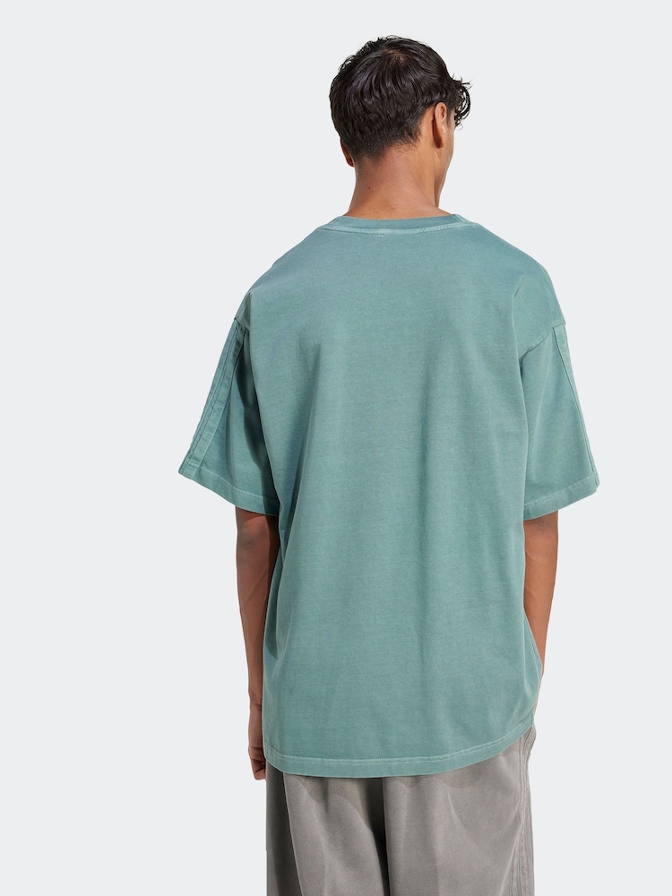 adidas Green All SZN Washed 100% Cotton T-Shirt - Image 2 of 6