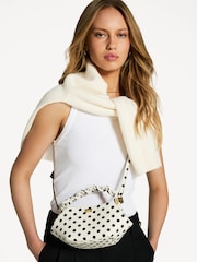 Ganni White Polka Dot Mini Bou Bag - Image 2 of 4