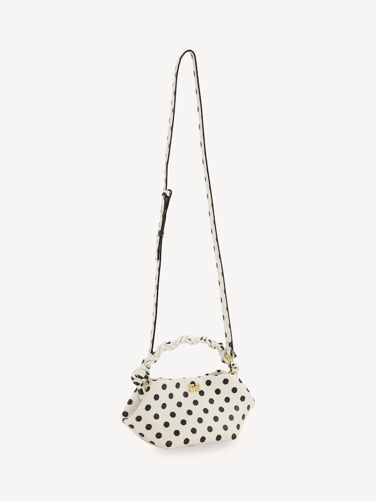 Ganni White Polka Dot Mini Bou Bag - Image 4 of 4
