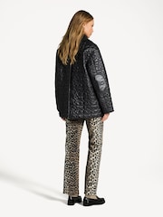 Ganni Animal Betzy Cropped Jeans - Image 2 of 5