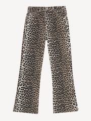 Ganni Animal Betzy Cropped Jeans - Image 7 of 7