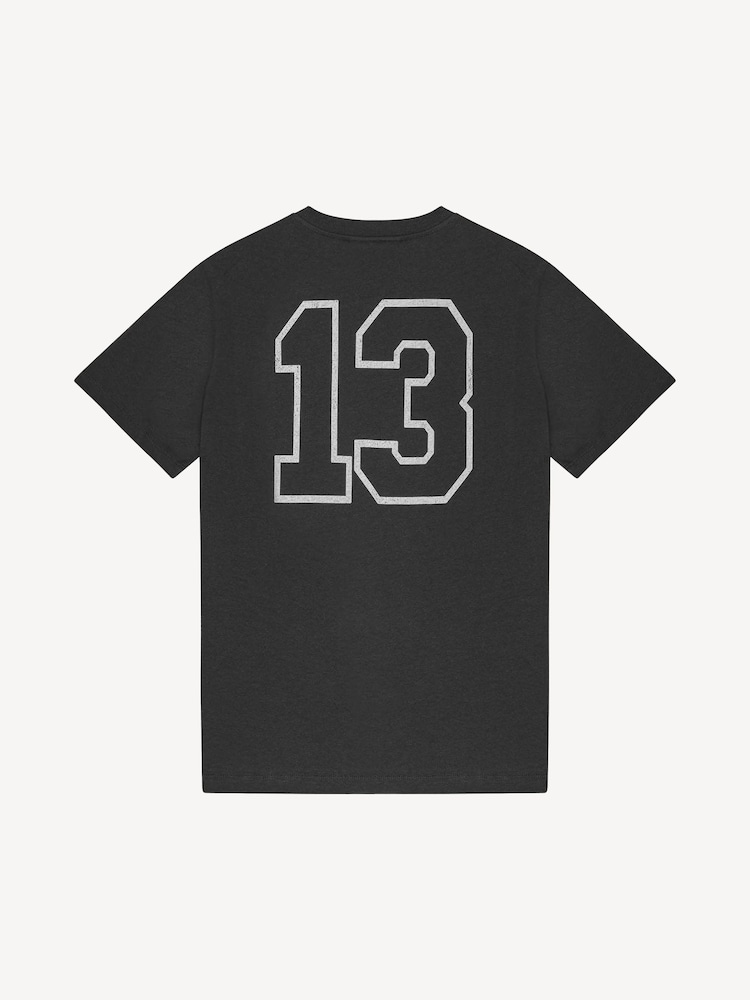 Ganni Black Basic Cotton Witch Relaxed T-Shirt - Image 5 of 5 Ganni Black Basic Cotton Witch Relaxed T-Shirt - Image 5 of 5