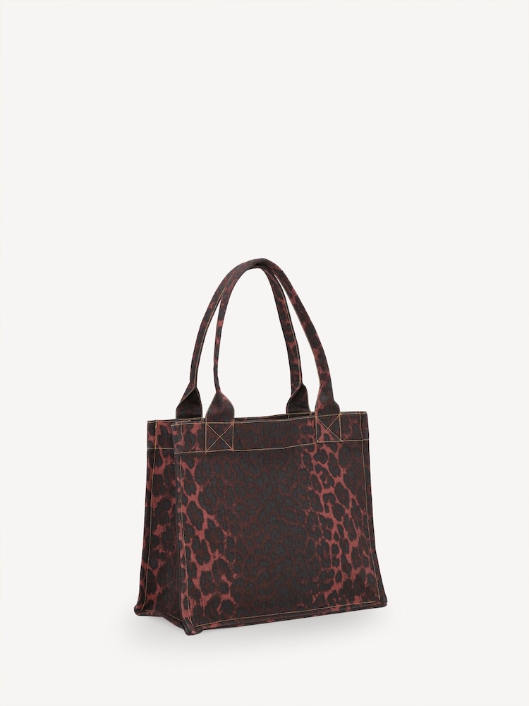 GANNI Red Large Easy Shopper Bag - Image 3 of 3
