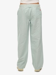 Зеленый/белый - Superdry Stripe Elastic 100% Cotton Trousers - Image 2 of 5