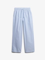 Azul/branco - Calças Superdry Stripe Elastic 100% algodão - Imagem 5 de 5