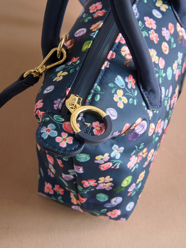 Cath Kidston Navy Marble Ditsy Mini Tote Bag - Image 5 of 5