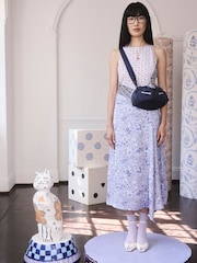 Cath Kidston Navy Utility Cross-Body Bag - Image 4 of 7