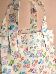 Cath Kidston Ecru Marble Small Coated Book Bag - Image 4 of 5