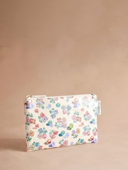 Cath Kidston Ecru Marble Zip-Up Purse - Image 1 of 3
