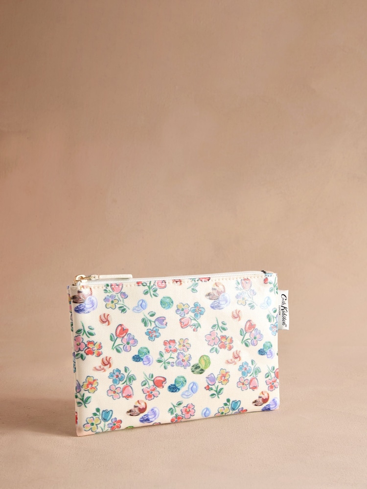 Cath Kidston Ecru Marble Zip-Up Purse - Image 1 of 3