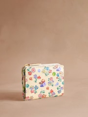 Cath Kidston Ecru Marble Ditsy Slim Pocket Purse - Image 1 of 3