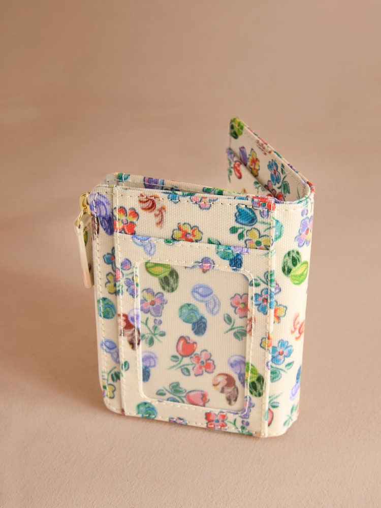 Cath Kidston Ecru Marble Ditsy Slim Pocket Purse - Image 3 of 3