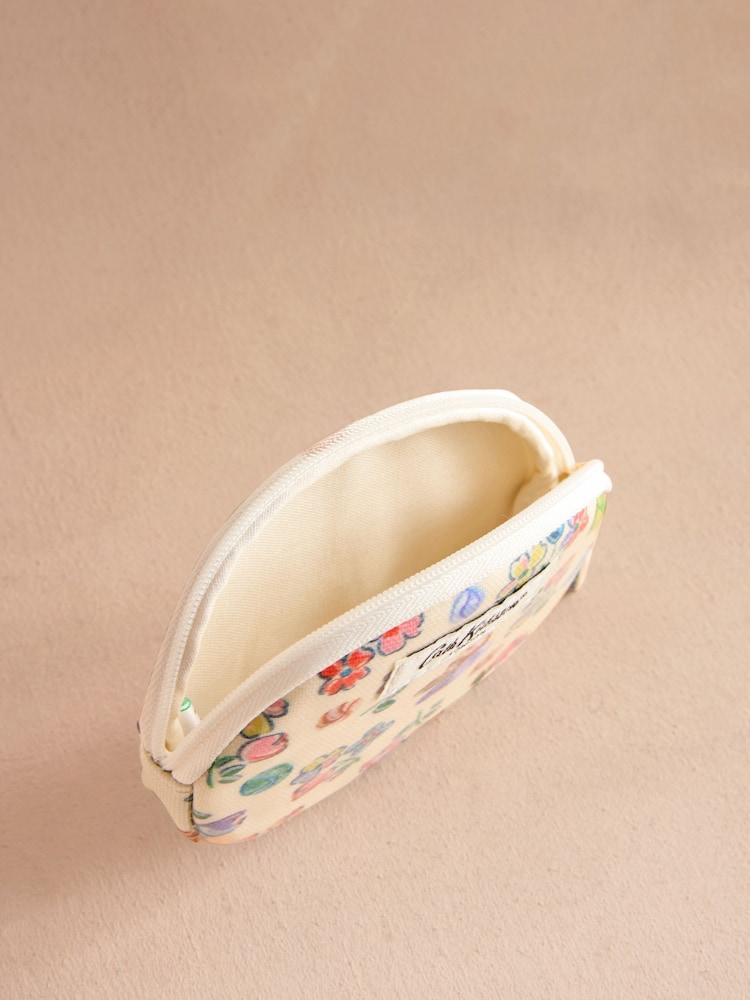 Cath Kidston Ecru Marble Round Pocket Purse - Image 3 of 3