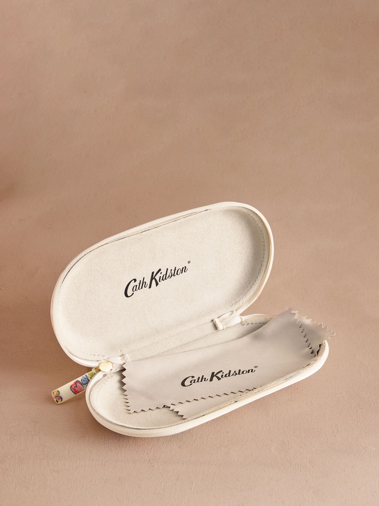 Cath Kidston Ecru Marble Glasses Case Purse - Image 3 of 3