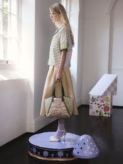 Cath Kidston Green Tiny Town Splice Tote Bag - Image 4 of 9
