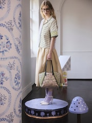 Cath Kidston Green Tiny Town Splice Tote Bag - Image 5 of 9