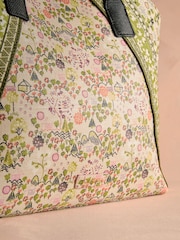 Cath Kidston Green Tiny Town Splice Tote Bag - Image 8 of 9