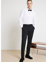 River Island White Dinner Shirt and Bow Tie Set - Image 3 of 6