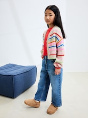 Rainbow Stripe Boxy Cardigan (3-16yrs) - Image 2 of 8