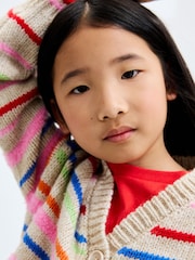 Rainbow Stripe Boxy Cardigan (3-16yrs) - Image 4 of 8