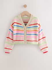 Rainbow Stripe Boxy Cardigan (3-16yrs) - Image 5 of 8