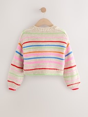 Rainbow Stripe Boxy Cardigan (3-16yrs) - Image 6 of 8