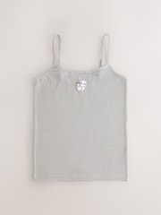 Panda Stripe Strappy Printed Cami Vests 3 Pack (1.5-16yrs) - Image 2 of 7