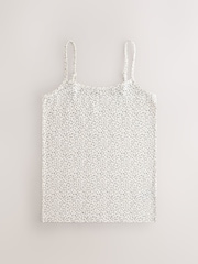 Panda Stripe Strappy Printed Cami Vests 3 Pack (1.5-16yrs) - Image 3 of 7