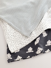 Panda Stripe Strappy Printed Cami Vests 3 Pack (1.5-16yrs) - Image 7 of 7