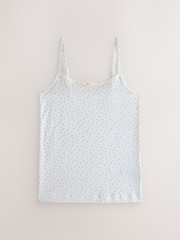 Ecru Floral Strappy Printed Cami Vests 3 Pack (1.5-16yrs) - Image 4 of 7