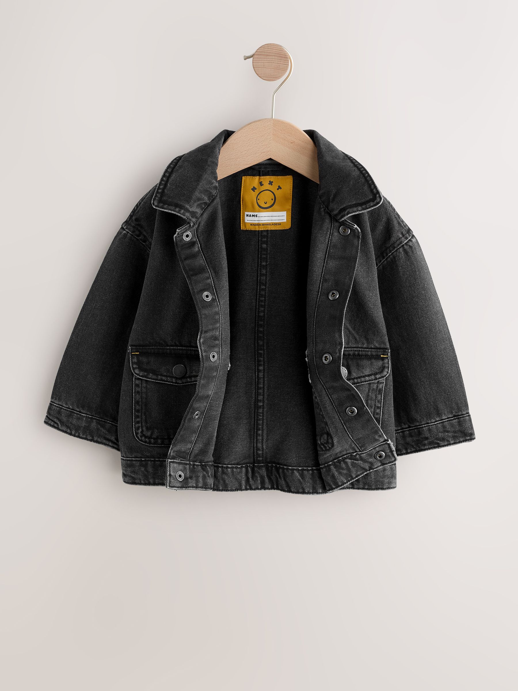 y*u様 S GOD ONLY KNOWS Denim Jacket BLACK Denim-Jacket---Jet-Black-