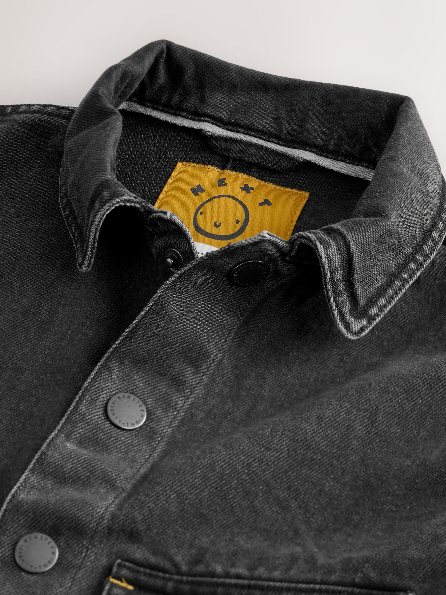 Buy Black Denim Jacket (3mths-10yrs) from Next USA