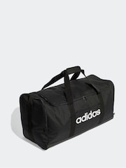 adidas Black Large Linear Duffel Bag - Image 1 of 5