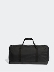 adidas Black Large Linear Duffel Bag - Image 2 of 5
