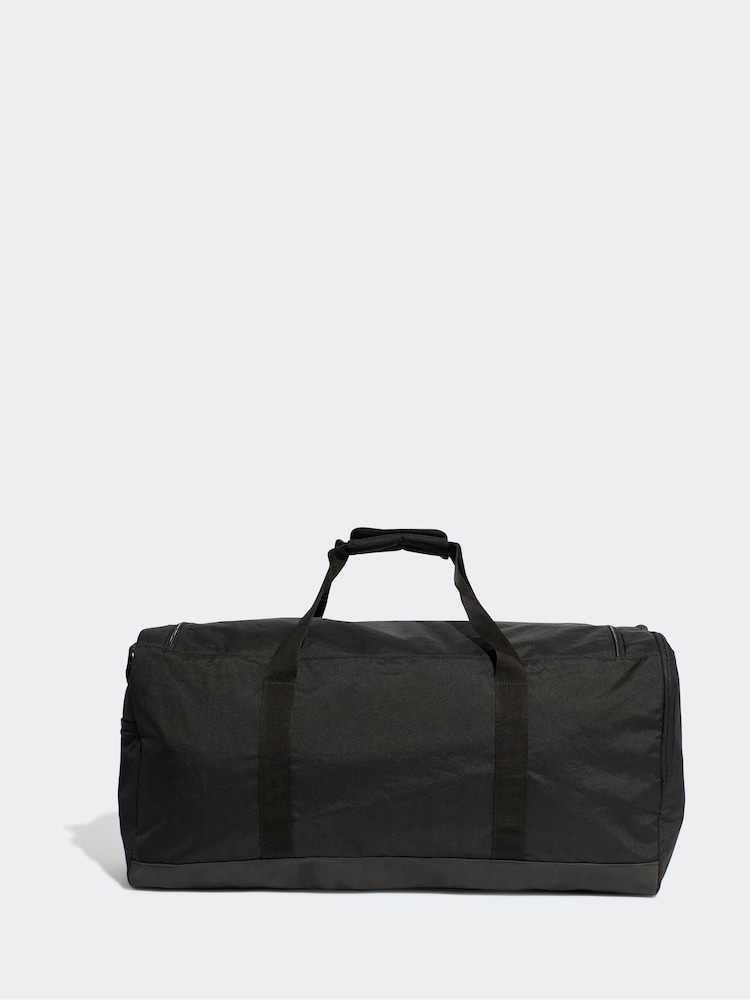 adidas Black Large Linear Duffel Bag - Image 2 of 5