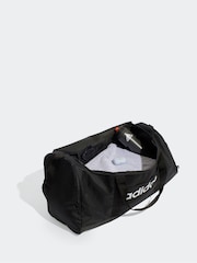 adidas Black Large Linear Duffel Bag - Image 3 of 5