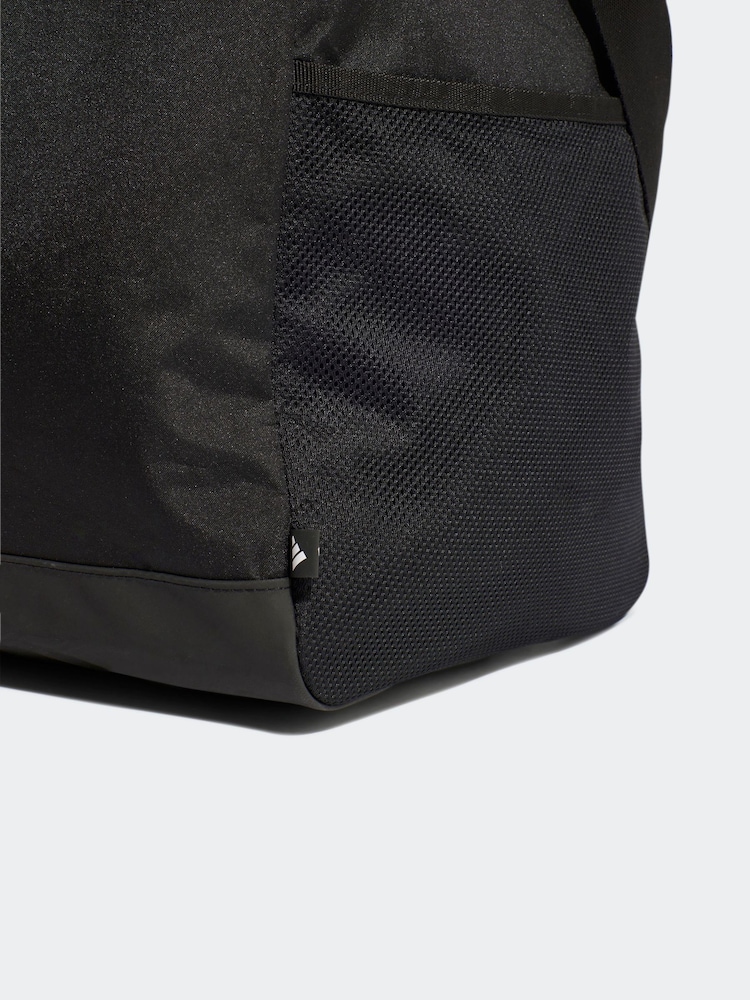 adidas Black Large Linear Duffel Bag - Image 5 of 5