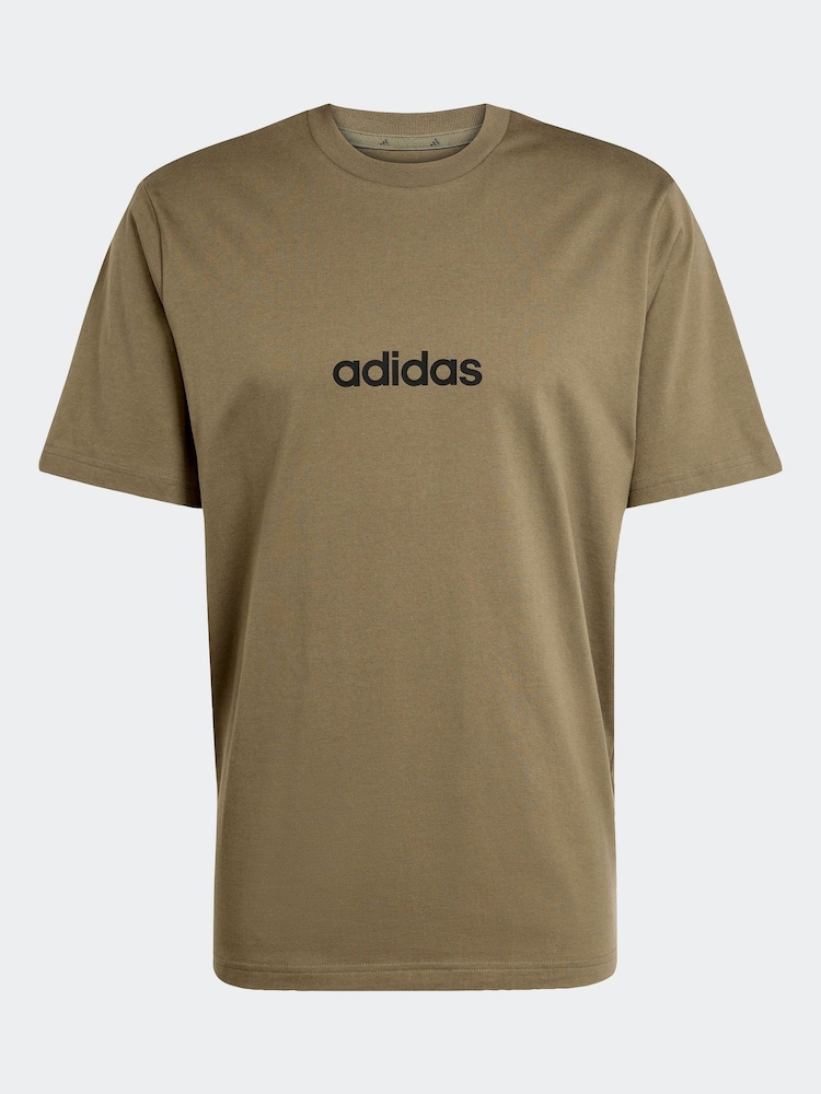 adidas Essentials Linear Single Jersey T-Shirt - Imagen 6 de 6