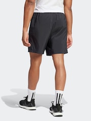 adidas Black Essentials Linear Logo Shorts - Image 2 of 6