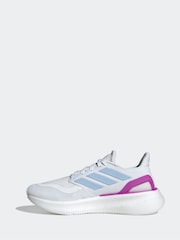 adidas White Pureboost 5 Trail Shoes - Image 2 of 9