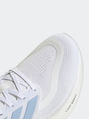 adidas White Pureboost 5 Trail Shoes - Image 8 of 9